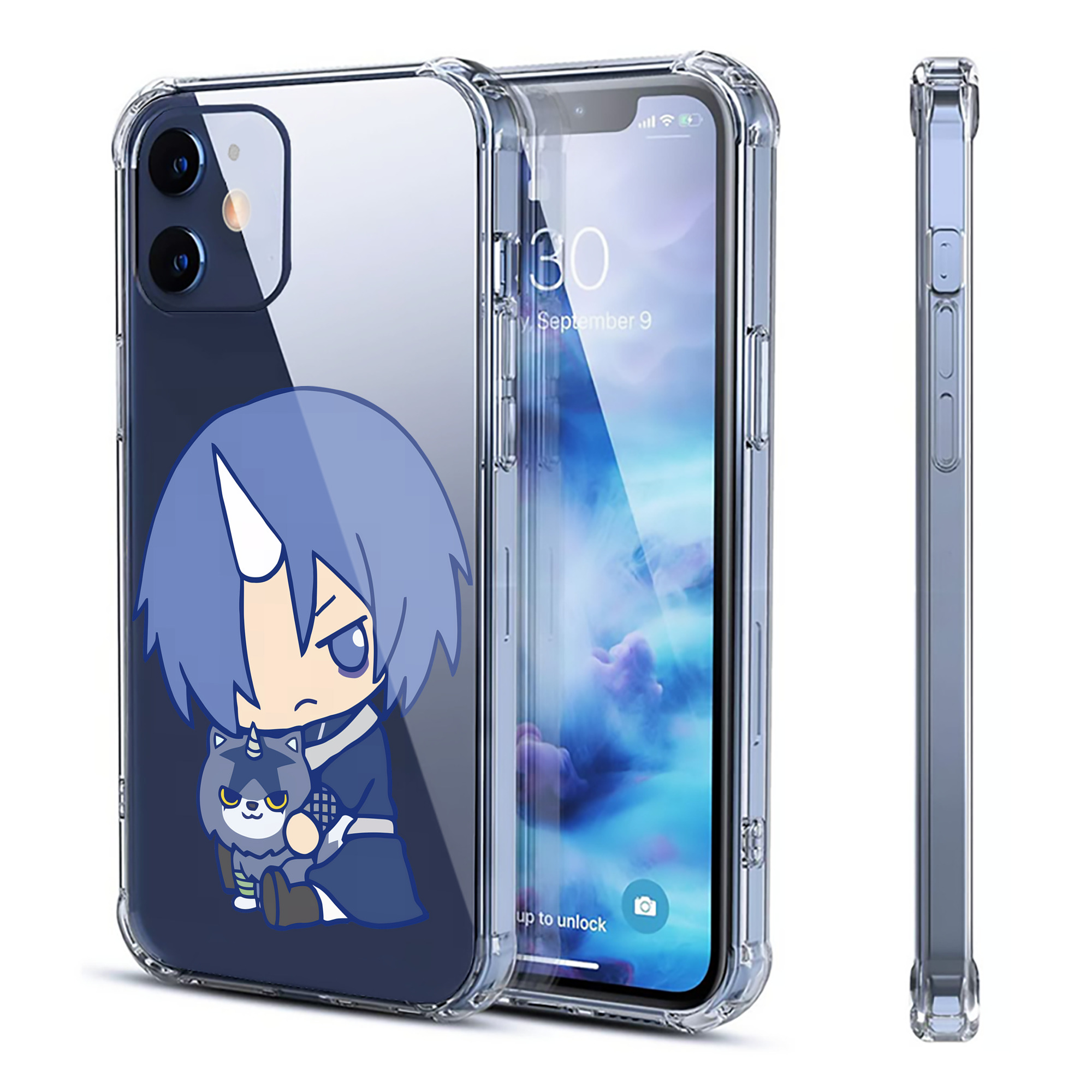 （画像用） 転スラ Regarding Reincarnated to Slime 【iPhone 12シリーズ対応】透明スマホケース（クリアソフトケース）